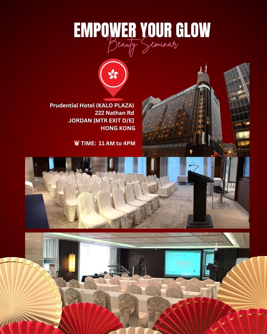 PARI - EMPOWER YOUR GLOW BEAUTY SEMINAR