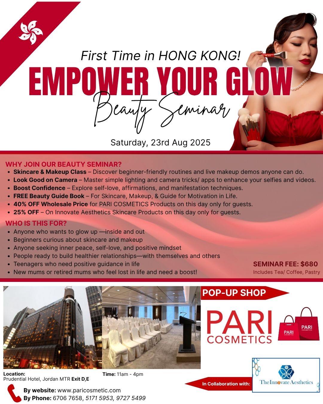 PARI - EMPOWER YOUR GLOW BEAUTY SEMINAR