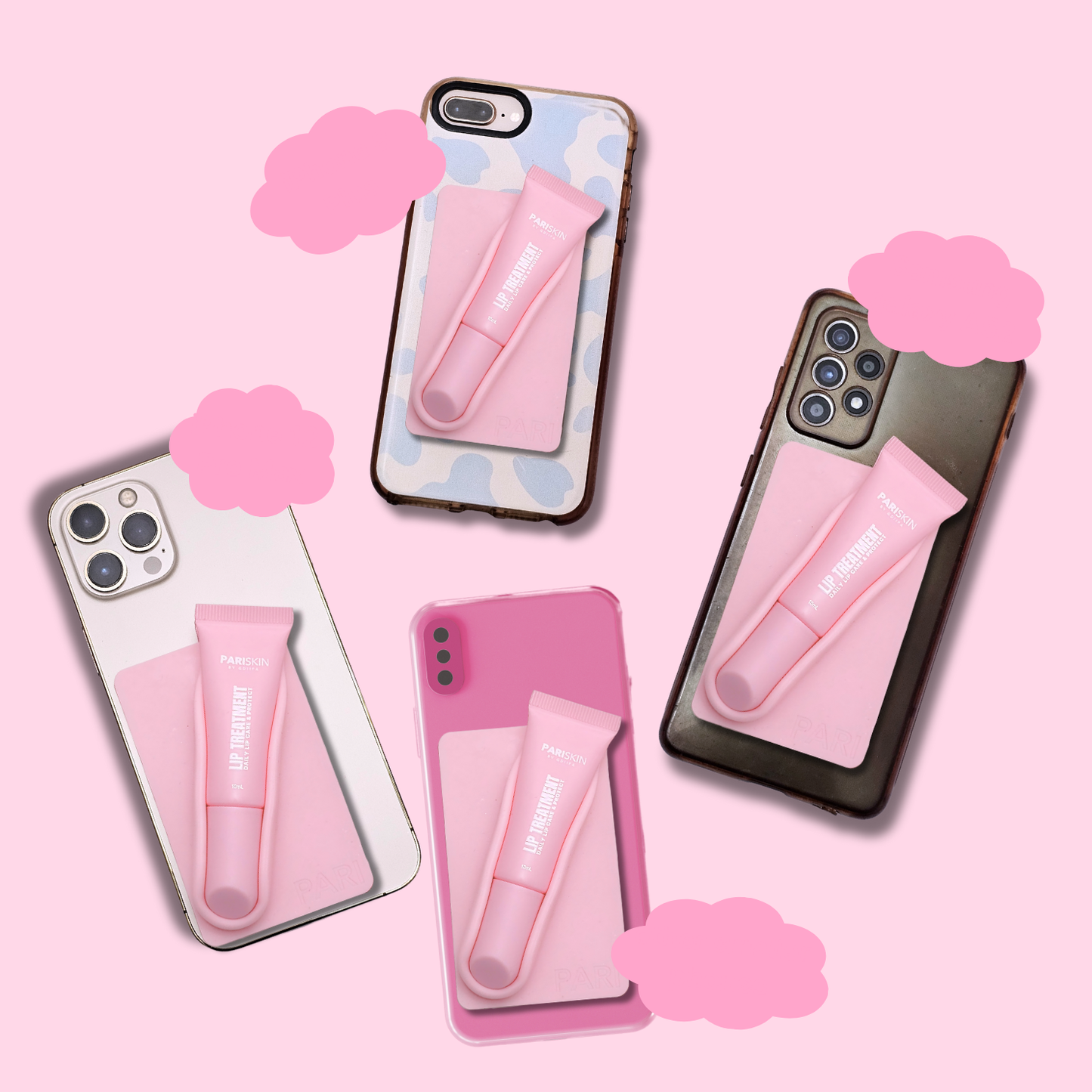LIP TREATMENT - Lip Care & Protect (with free size phone case lip tube holder)