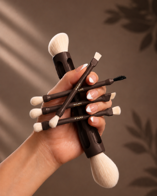 PARI 10X™ — 10-in-1 Magnetic Makeup Brush (Timeless Brown) *Pre-Order