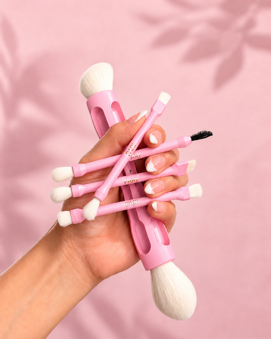 PARI 10X™ — 10-in-1 Magnetic Makeup Brush (Elegant Pink) *PRE-ORDER