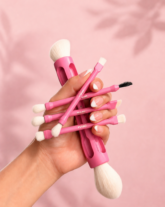 PARI 10X™ — 10-in-1 Magnetic Makeup Brush (Elegant Pink) *PRE-ORDER