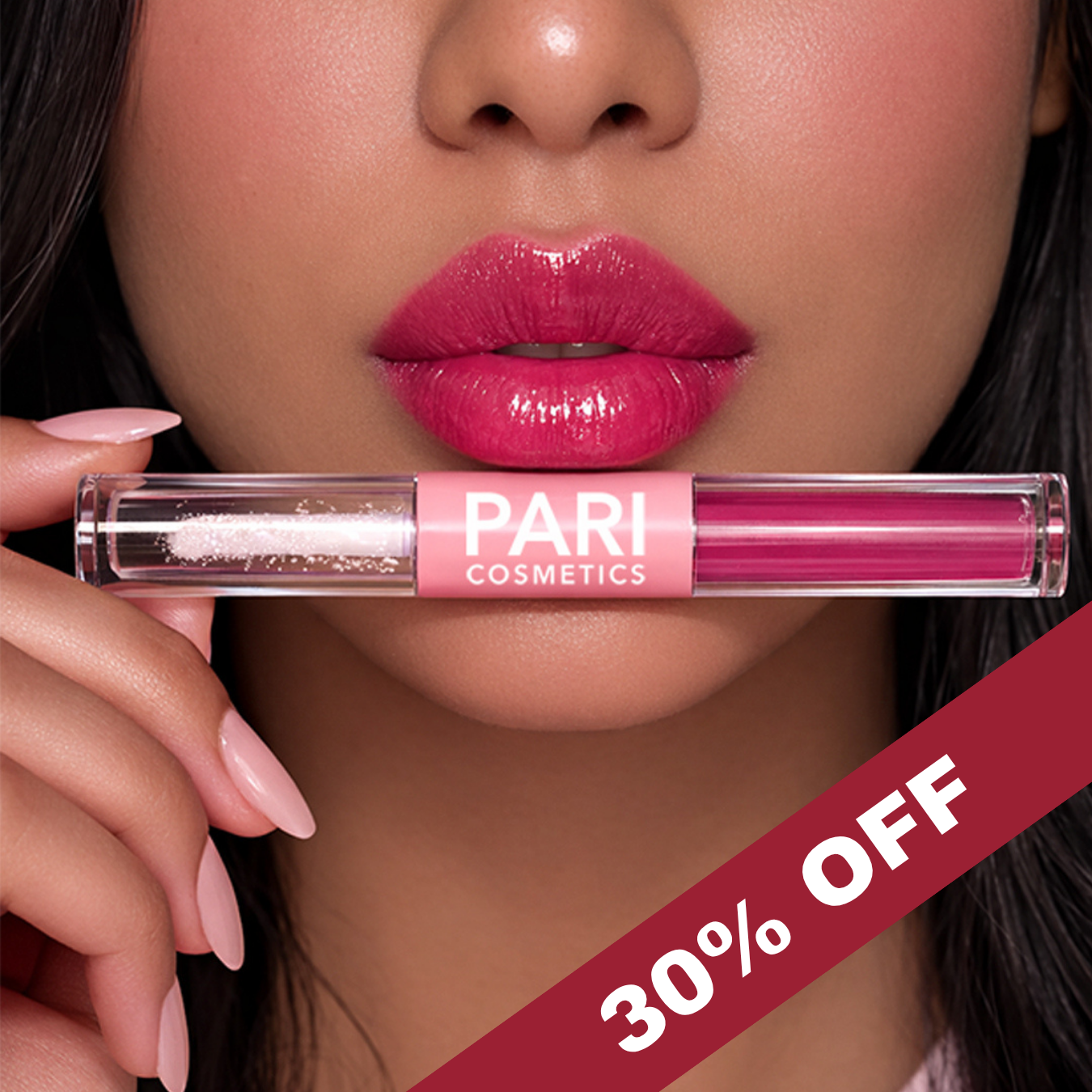 GLOSSY TINT (PINK BERRY) WATER-PROOF KISS-PROOF GLOSS