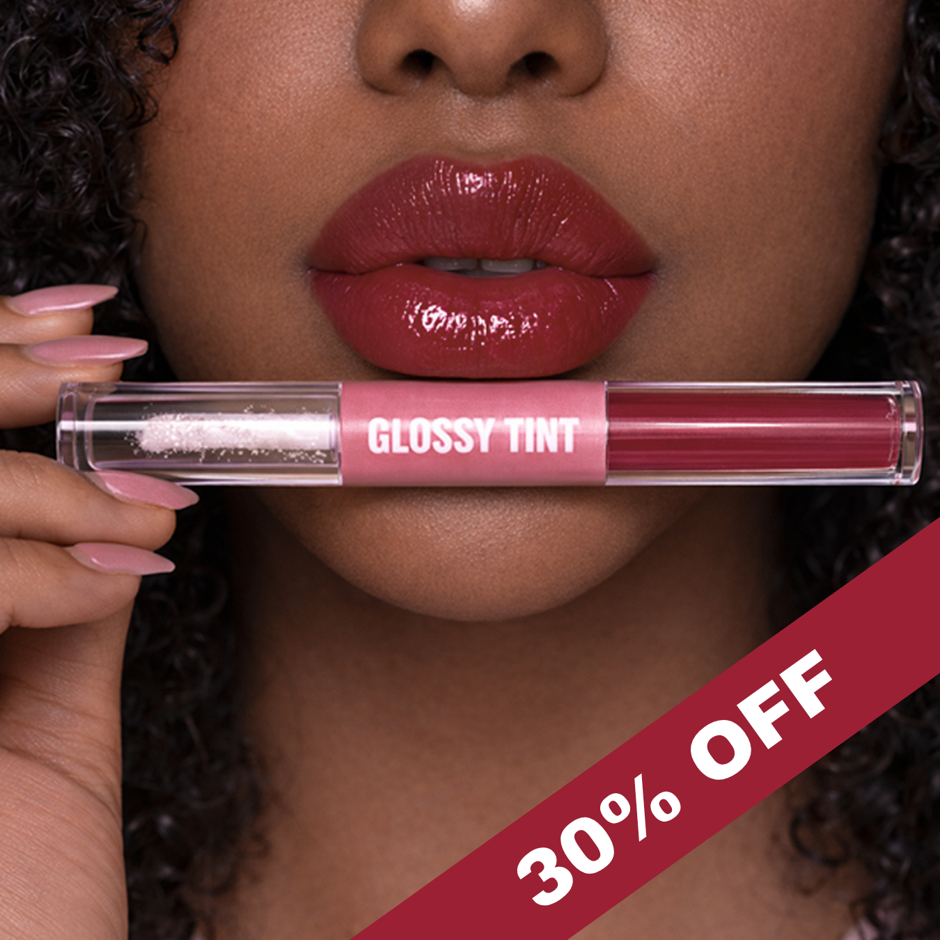 GLOSSY TINT (HOT COCO) WATER-PROOF KISS-PROOF GLOSS