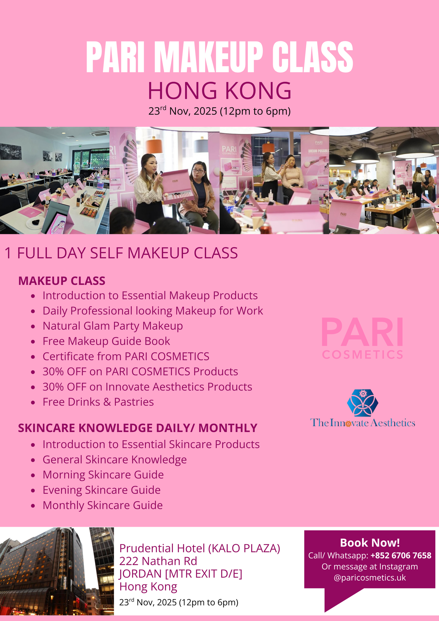 PARI MAKEUP CLASS - HONG KONG