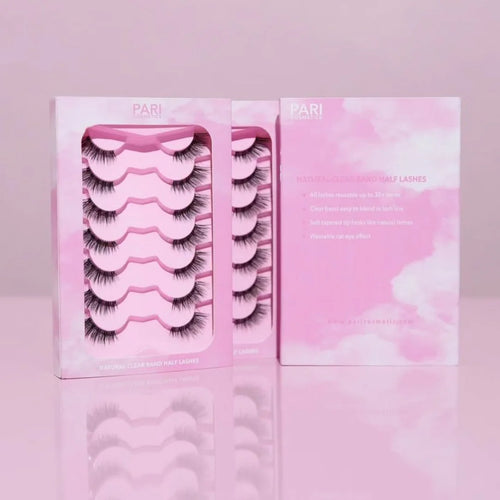 EASY LASH - Half Lashes 7 Pairs Reusable Natural Cateye - For all Eye Shape and sizes (Best Deal)