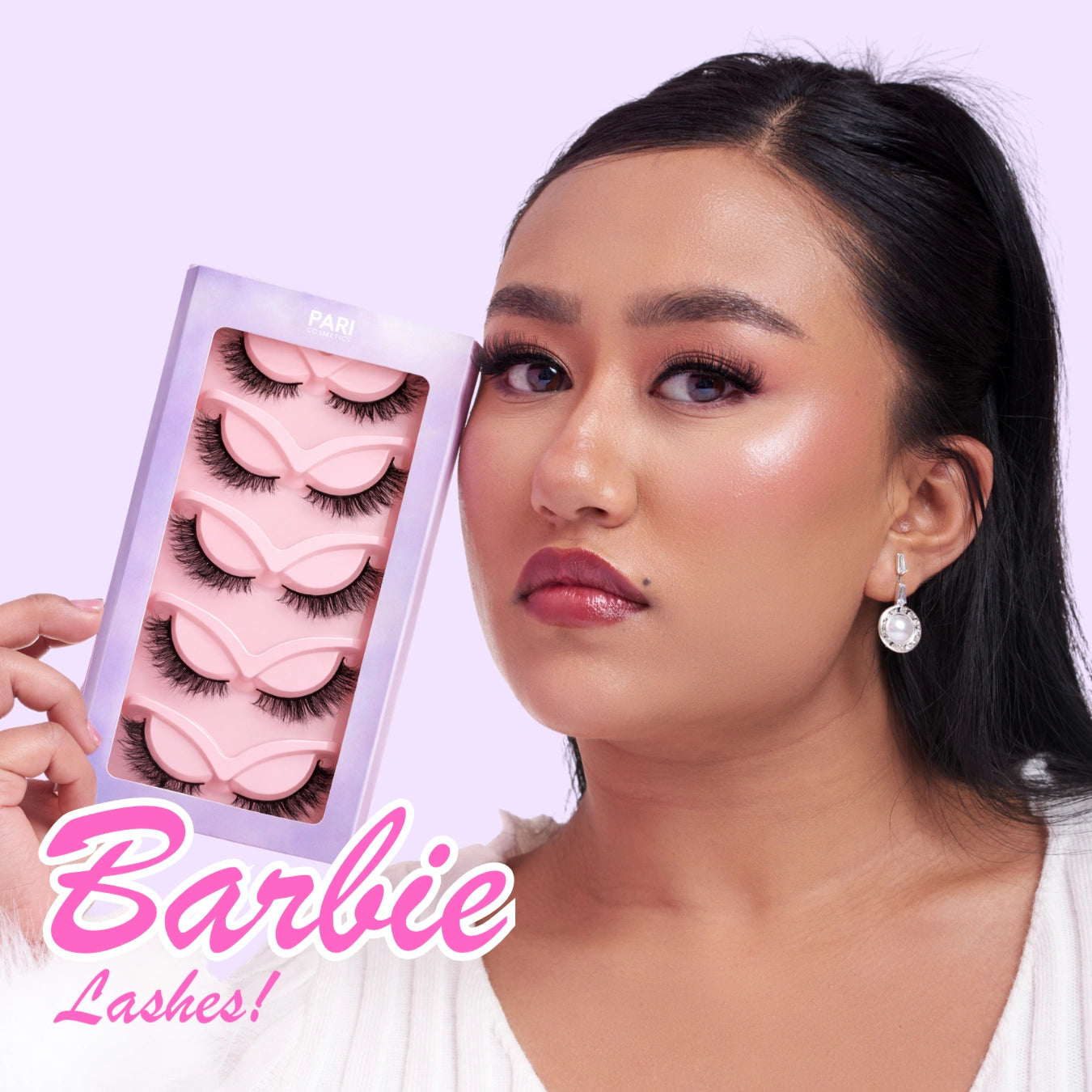 BARBIE - 5 pairs of RE-USABLE Ultra Soft High Quality False Lashes