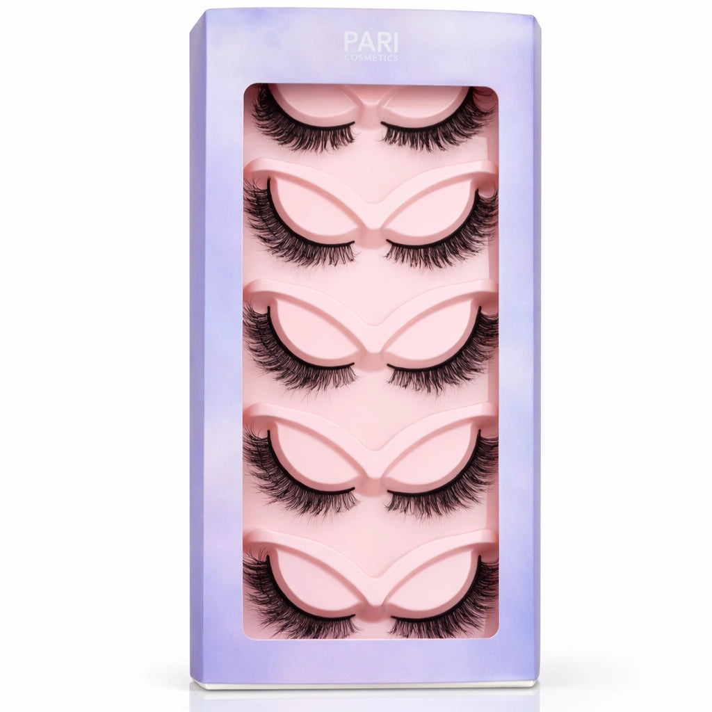 BARBIE - 5 pairs of RE-USABLE Ultra Soft High Quality False Lashes