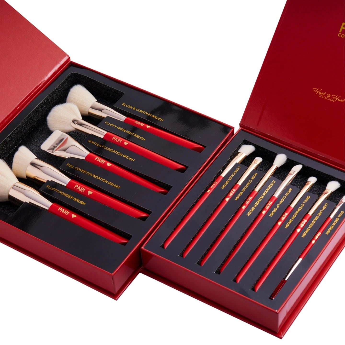 Heart To Heart Collection - Handcrafted Luxury Makeup Brushes